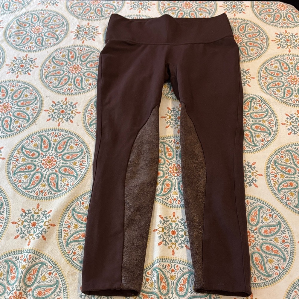 SPANX WOW Ladies BROWN High waist ANKLE Leggings-S